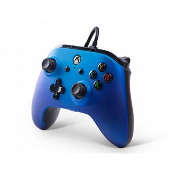 Manette Xbox One PowerA filaire Bleu saphir