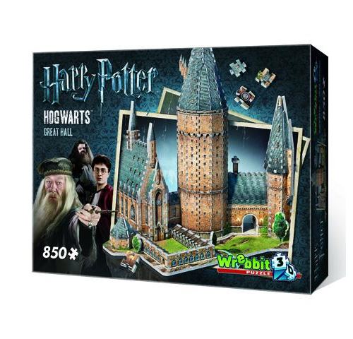 Wrebbit Puzzle 3D 850 Pièces Harry Potter Poudlard La Grande Salle