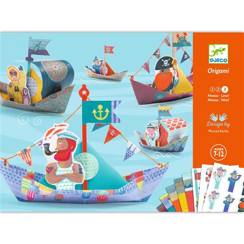 Djeco Origami  Bootjes op het water