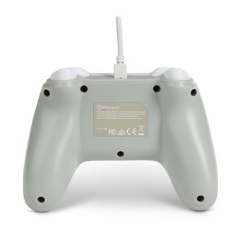 Manette filaire PowerA pour Nintendo Switch Blanc