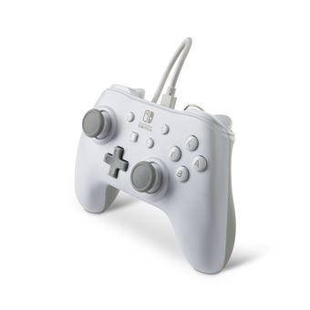 Manette filaire PowerA pour Nintendo Switch Blanc