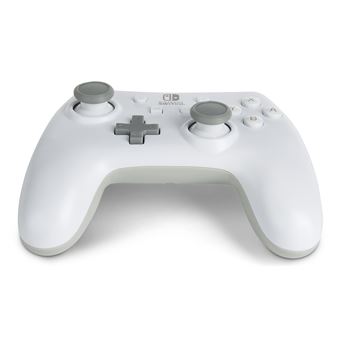 Manette filaire PowerA pour Nintendo Switch Blanc