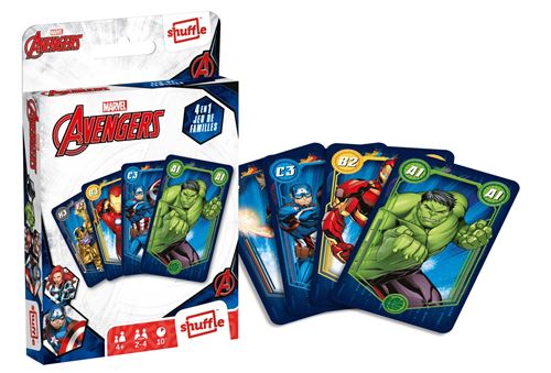 Jeu de cartes Cartamundi Avengers Eco format