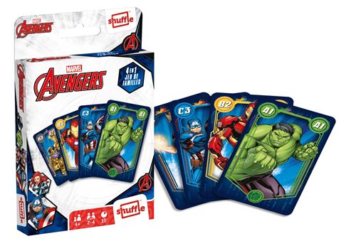 Jeu De Cartes De Famille Avengers – Amusez-Vous Avec Vos Super-Héros - vue 2