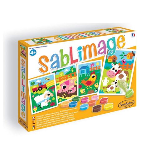 Kit créatif Sablimage Animaux de la ferme SentoSphère