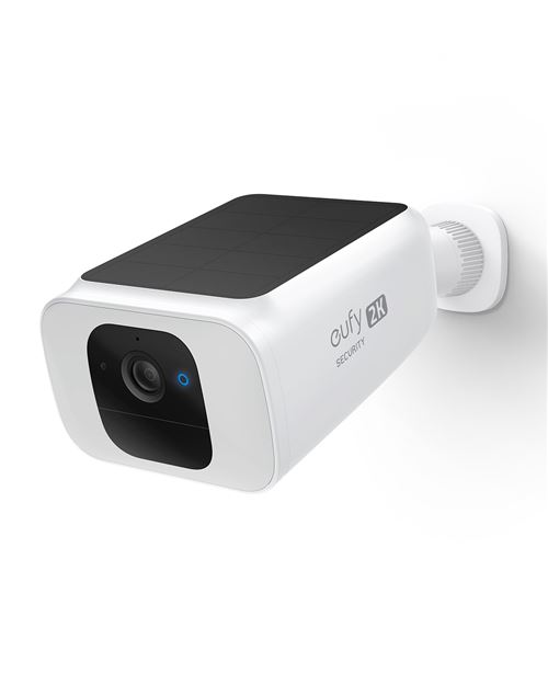 Caméra de surveillance connectée Eufy Spotlight Cam Solar 2K extérieure Blanc