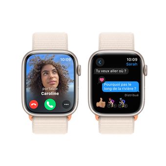 Apple Watch Series 9 (GPS) - 45 mm - montre intelligente avec boucle milanaise