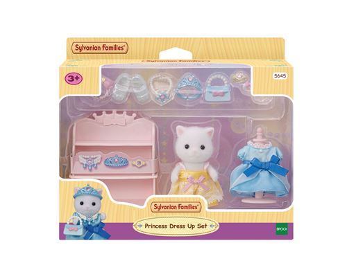 Playset Sylvanian Families La fille chat persan et sa panoplie de princesse