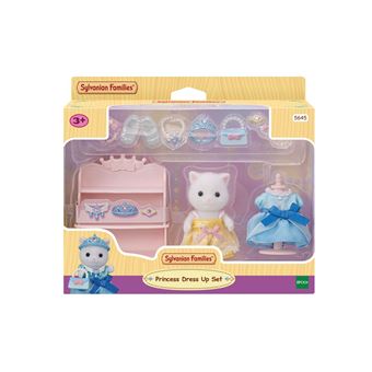 Playset Sylvanian Families La fille chat persan et sa panoplie de princesse