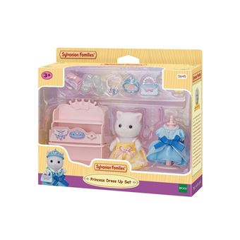 Playset Sylvanian Families La fille chat persan et sa panoplie de princesse