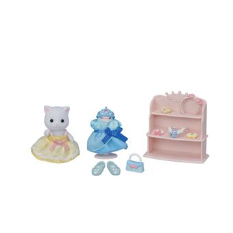 Playset Sylvanian Families La fille chat persan et sa panoplie de princesse