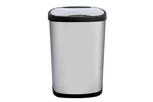 Poubelle Temium Auto 50 L Argent Et Noir