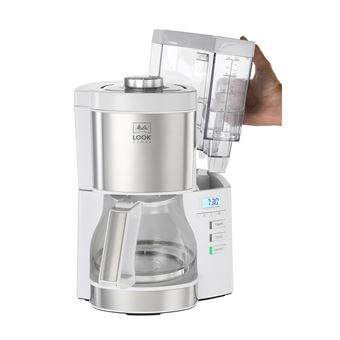 Cafetière filtre Melitta Look V Timer 1025-07 1080 W Blanc