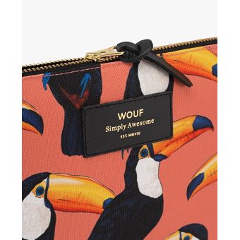 Pochette Wouf imprimé Toco Toucan Taille L