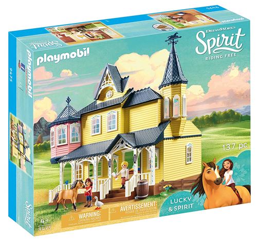 Playmobil Spirit 9475 Maison de Lucky
