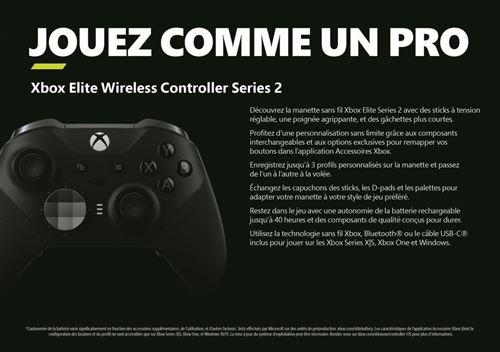 Jouez comme un pro avec la manette Xbox Elite Series 2 Jouez comme un pro avec la manette Xbox Elite Series 2
