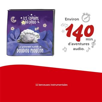 Conteuse d’histoires Tonies Mon dodo câlin La promenade musicale de Doudou Mouton Modèle aléatoire