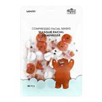 Masque visage compresse Miniso We Bare Bears Grizzly