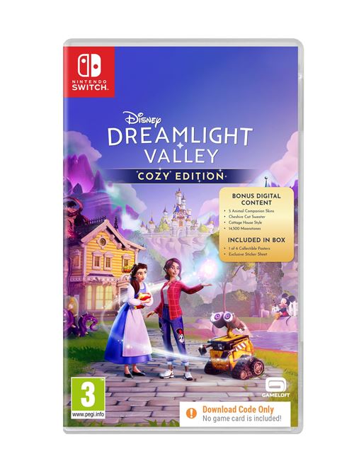 Just For Games Disney Dreamlight Valley Cozy Edition Code In A Box Nintendo Switch