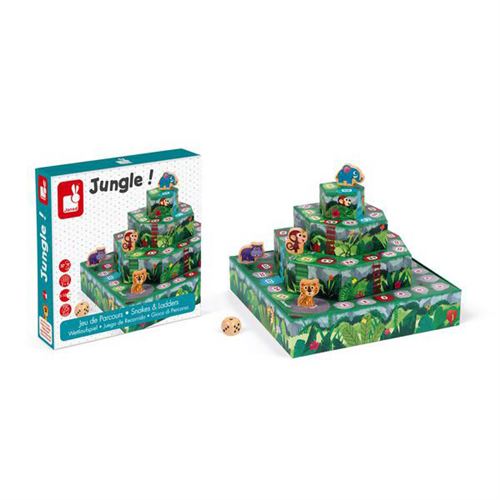 JANOD Juratoys- Jeu de parcours Jungle
