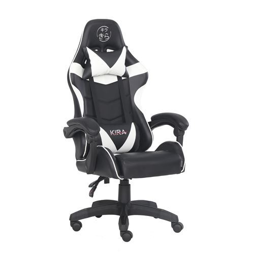 Siege gaming Kira Nagamaki Blanc et noir