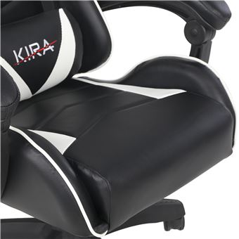 Siège gaming Kira Nagamaki Blanc et noir