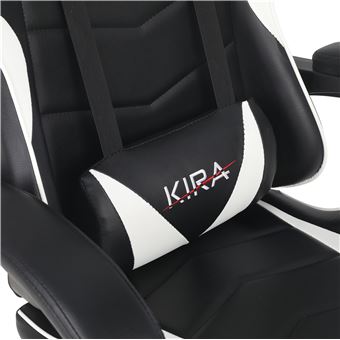 Siège gaming Kira Nagamaki Blanc et noir