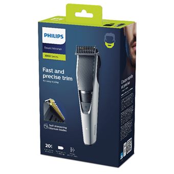 Tondeuse homme Philips BeardTrimmer Series 3000 BT3222 Gris et Noir