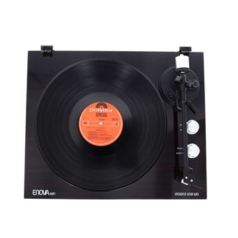 Platine vinyle Enova Hi-Fi Vision 3 USB Bois