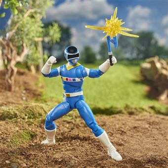 Figurine Power Rangers Lightning Collection Ranger de l'espace bleu et planeur Galaxy