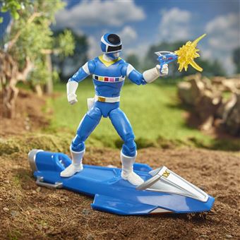 Figurine Power Rangers Lightning Collection Ranger de l'espace bleu et planeur Galaxy