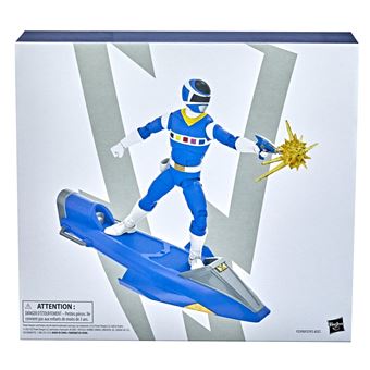 Figurine Power Rangers Lightning Collection Ranger de l'espace bleu et planeur Galaxy