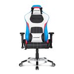 Chaise Gaming AkRacing Série Masters Premium Noir, blanc et rouge