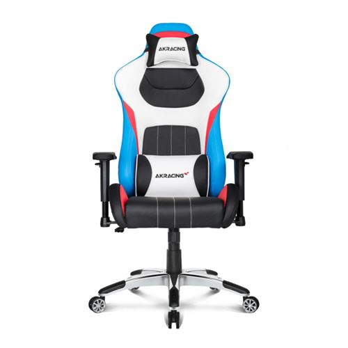 Chaise Gaming Ak Racing Série Masters Premium Noir, blanc et rouge