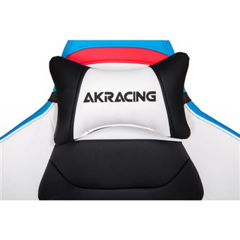 Chaise Gaming AkRacing Série Masters Premium Noir, blanc et rouge