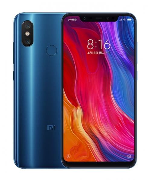 Xiaomi MI 8 - 4G smartphone - double SIM - RAM 6 Go / Mémoire interne 128 Go - écran OEL - 6.21