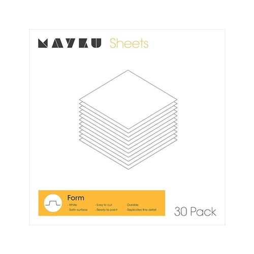 Pack de 30 feuilles Mayku Blanc 0.5 mm