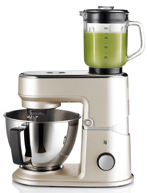 Wmf Gâteau Minis Robot De Cuisine One For All, 3 L, Planetarisches Agitateur 0,8 L Bol Verre, 430 W Ivory Mud