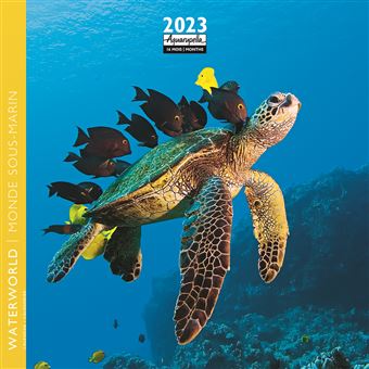 CALENDRIER 2023 16X16 MONDE SOUS MARIN