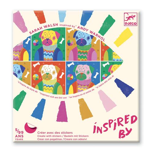 Jeu créatif Djeco Créer avec des stickers Totally Pop