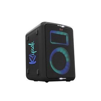 La Vegas reprend la signature sonore Klipsch avec son tweeter a compression et son haut-parleur de 5,25 pouces permet d''obtenir un son clair et precis, avec des basses profondes malgre la taille compacte de l''enceinte. La puissance sonore atteint 95 dB