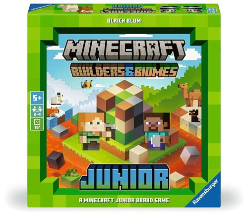 Ravensburger Minecraft - Jeu De Plateau Builders & Biomes Junior