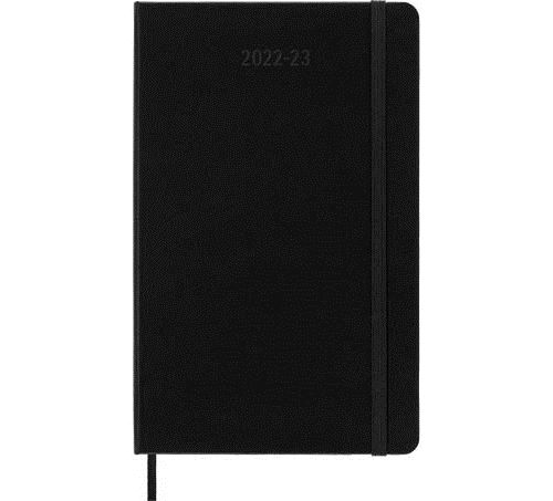 Agenda scolaire Moleskine 2022 2023 Semainier très grand format Souple Noir