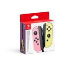 Paire de Manettes Joy-con Rose pastel et Jaune pastel