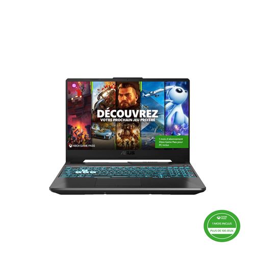 Pc Portable Gaming Asus Tuf F15-Tuf506Lh-Hn290W 15,6" Intel Core I5 8 Go Ram 512 Go SSD Noir + 1 Mois D'Abonnement Xbox Game Pass