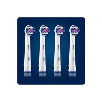 Lot De 4 Brossettes Oral B 3dwhite