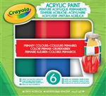 Kit créatif Crayola Acrylic Paint Couleurs primaires