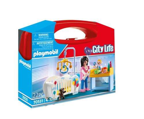 Playmobil City Life 70531 Valisette chambre de bébé