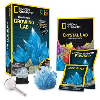 Jeu scientifique National Geographic Kit de découverte Cristaux à faire pousser