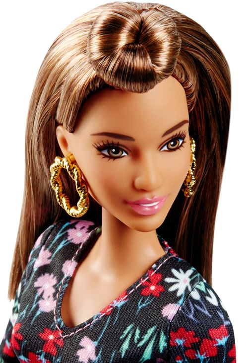 Barbie Fashionistas poupée mannequin #84 rousse avec robe à